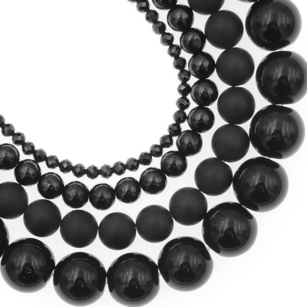 Black Natural Gemstone Beads Wholesale – Intrinsic Trading