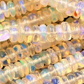 4-5mm Ethiopian Opal Faceted Round Beads 17 inch 117 pieces AAA