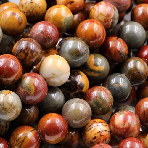 Red Creek Jasper Gemstone Beads | Wholesale Pricing Intrinsic