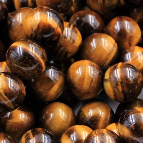 PlusWin 60pcs 6mm Top AAA Natural Stone Beads,Tiger Eye Crystal Gemstone(Royal Blue Tiger Eye) Smooth Round Loose Beads for Jewelry Maki