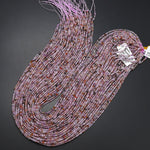 Rare Natural Auralite 23 Cacoxenite Gemstone 2mm 3mm Faceted Round Beads Powerful Healing Gemstone World’s Oldest Crystal 15.5" Strand