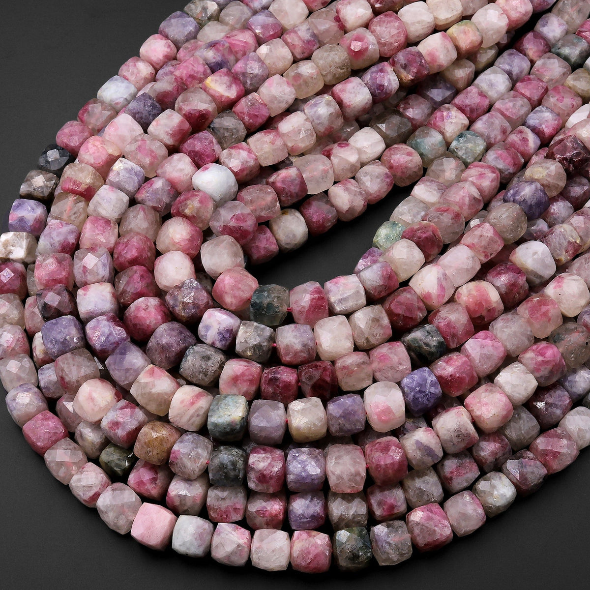 14 top Pieces Petro Tourmaline Faceted Uneven Flat Rose Cut Natural Gemstone Briolette Face Drill Beads Line | Genuine Petro Tourmaline Beads