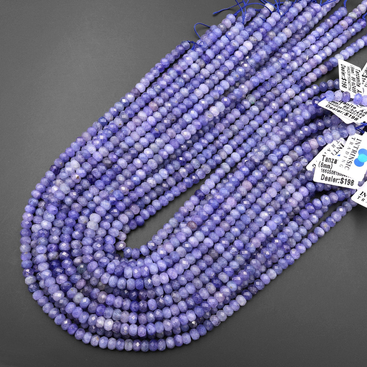 100% natural Amazing AAA Quality tanzanite rondelle faceted beads, buy tanzanite gemstone, 18'' inch strand, gems for jewelry, 2-4mm Rondelle