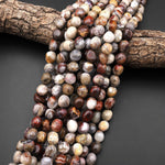 Natural Laguna Lace Agate Freeform Pebble Nugget Beads From Mexico 15.5" Strand