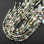 Natural Green Phantom Quartz Smooth 8mm Round Beads Multi Color Quartz Crystal Gemstone 15.5" Strand
