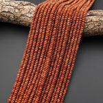 AAA Sparkling Goldstone Sandstone Smooth Rondelle Beads 4mm 15.5" Strand