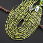 AAA Faceted Natural Yellow Flower Turquoise Beads 6mm hexagon Heishi Rondelle 15.5" Strand