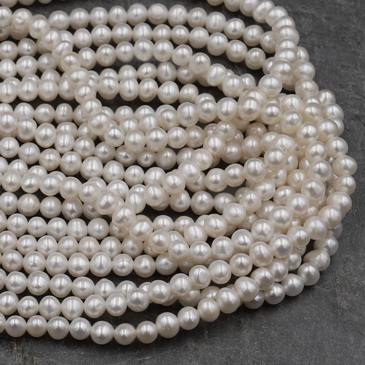 Freshwater Pearl 4mm Round Loose Pearls Beads  Freshwater Pearl Wholesale  – Intrinsic Trading