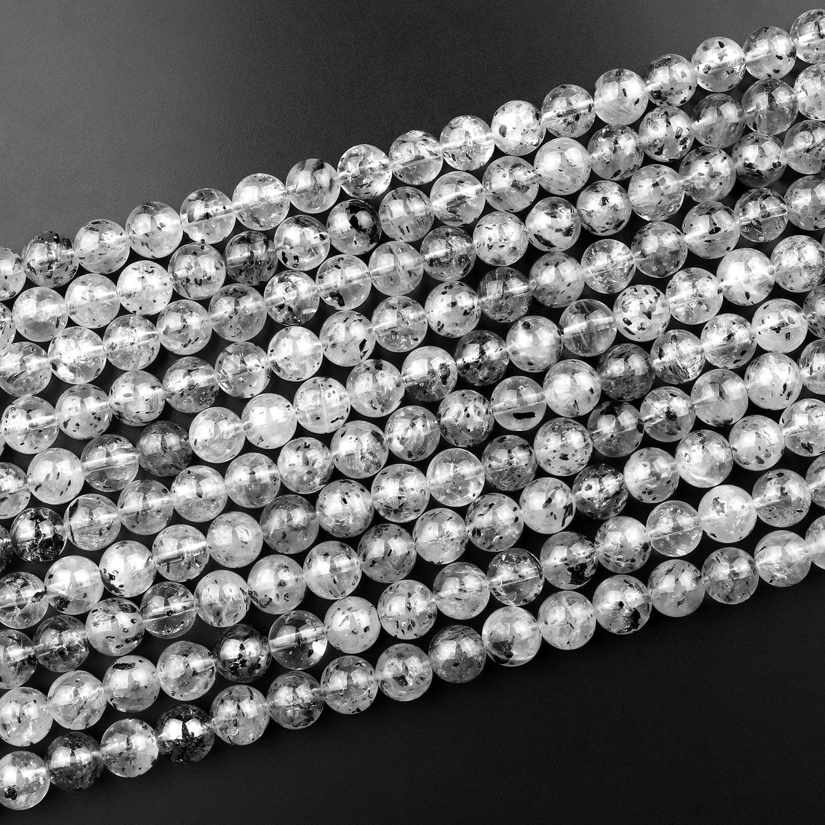 1,000 Pcs 6mm Round Crystal Faceted Plastic Acrylic Beads for