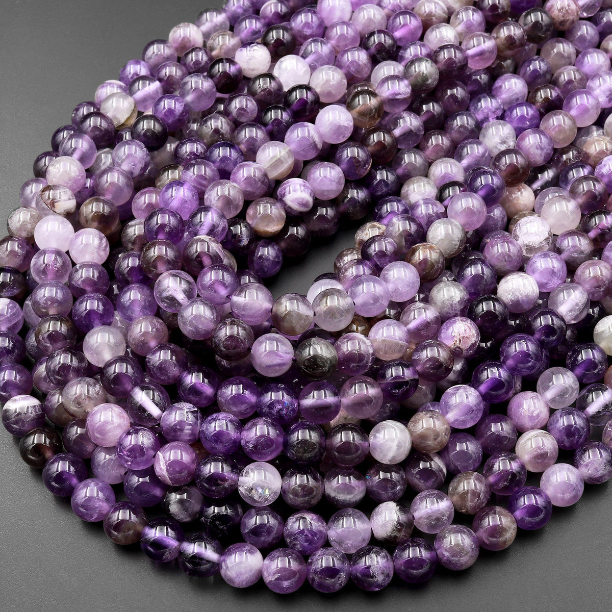 Bead Gallery 6mm Purple Amethyst Round Beads - Each