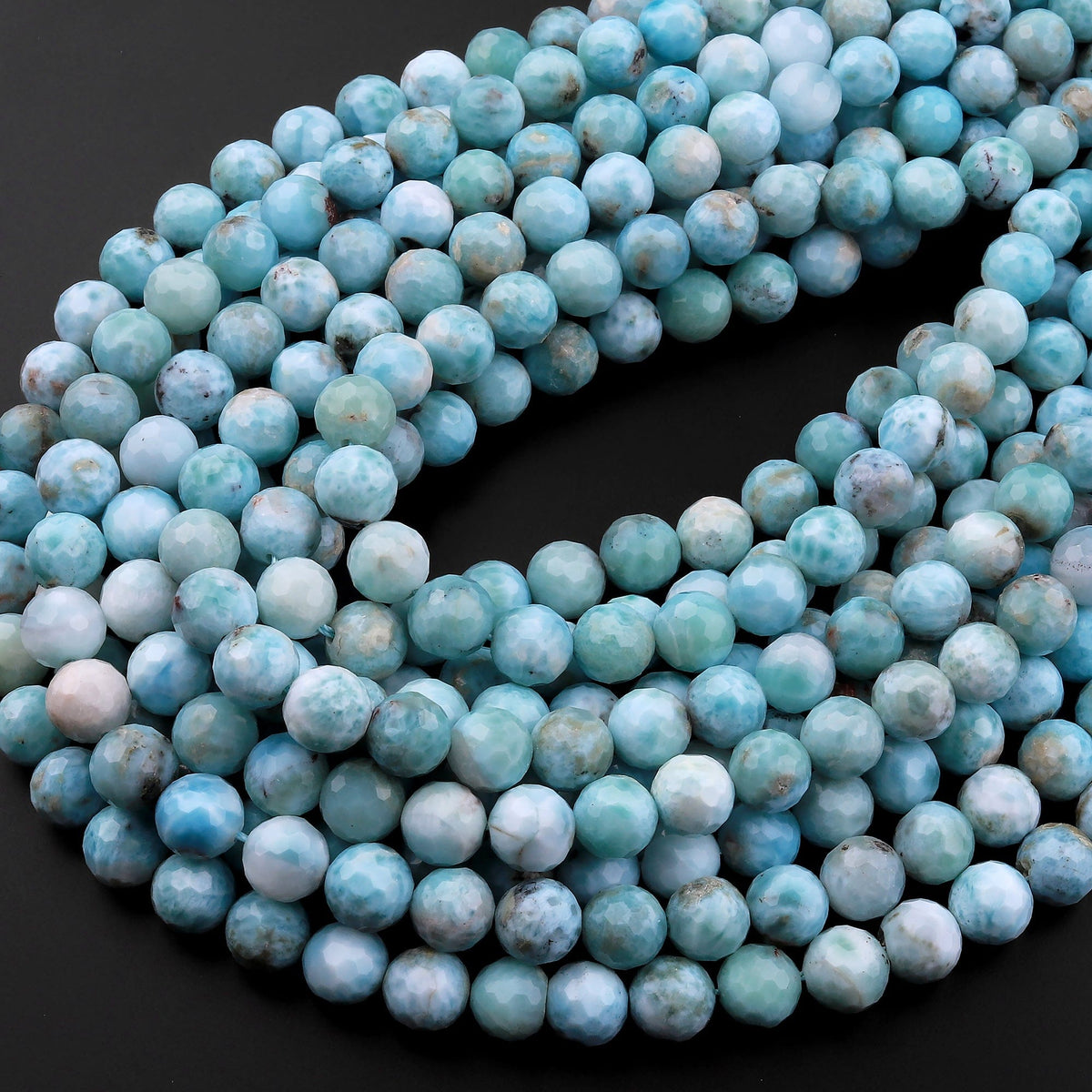 Natural Larimar, High offers Quality AA Genunie Larimar Smooth Round Sphere Ball Loose Gemstone Beads (6mm 8mm 10mm 11mm 12mm 14mm) PG311B