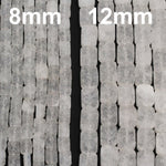 Pristine Icy White Natural Rock Quartz Druzy Beads Drusy Beads 8mm 12mm Rectangle Drilled Crystal Beads Perfect for Earrings 16" Full Strand