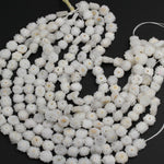 Full Strand Natural Solar Quartz Flower Slice Stalactite Flower Beads Drilled Freeform Daisy Flower Perfect for Earrings Beads 16" Strand