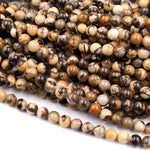 Natural Australian Outback Jasper Beads 6mm 8mm Round Beads 15.5" Strand