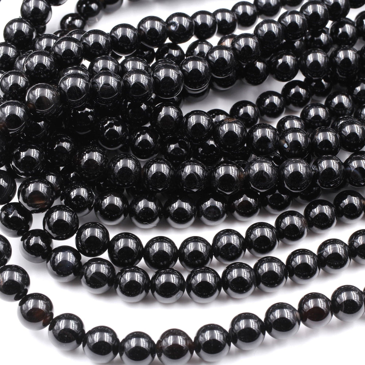 Black Hematite Beads Grade AAA Genuine Natural Gemstone Faceted Round Loose  Beads 2MM 3MM 4MM 6MM 7-8MM 10MM Bulk Lot Options