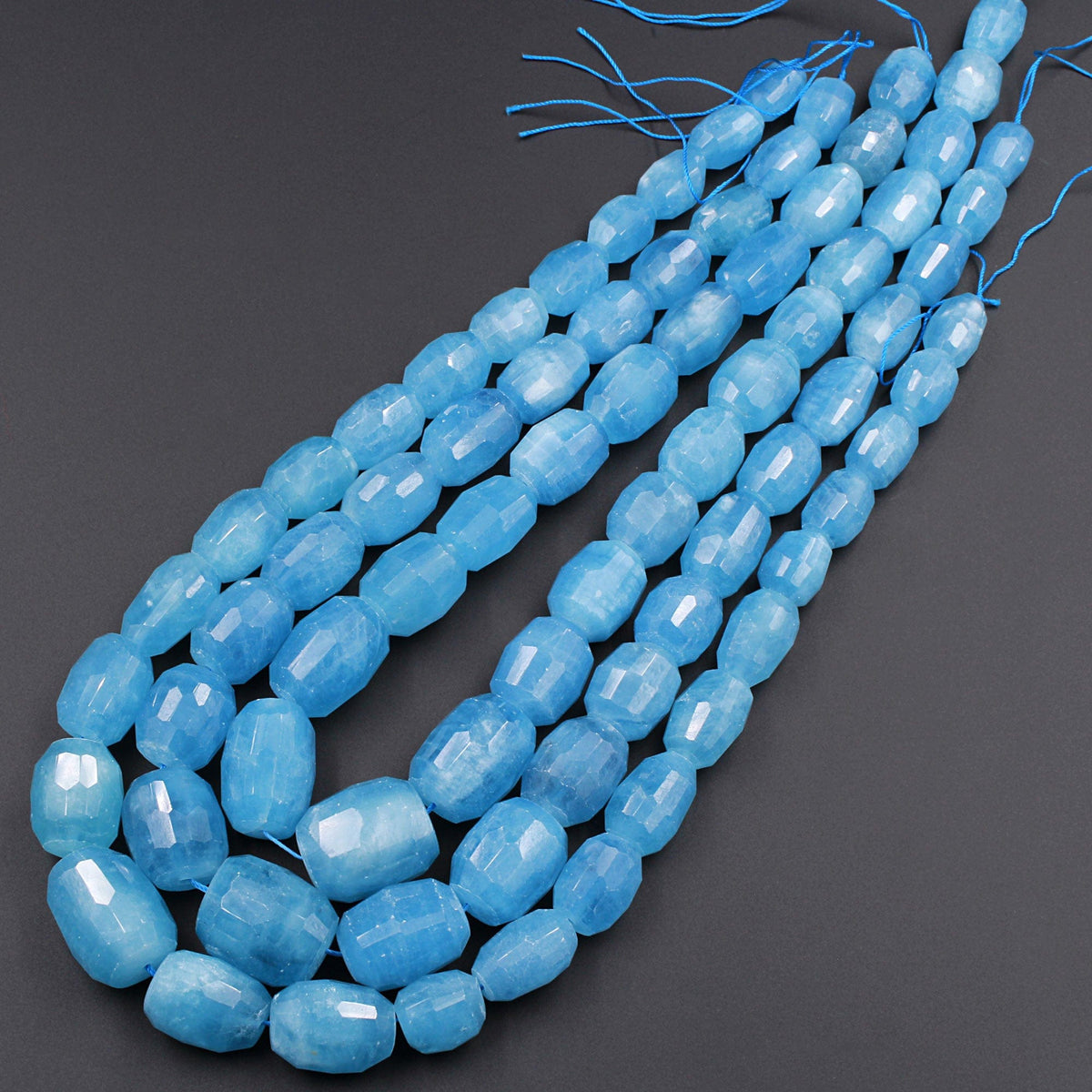 Faceted Natural Blue Apatite Teardrop Beads Vertically Drilled Gemston –  Intrinsic Trading