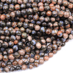 Natural Llanite Blue Quartz 4mm 6mm 8mm 10mm Round Beads Healing Stone from Llano Texas 15.5" Strand