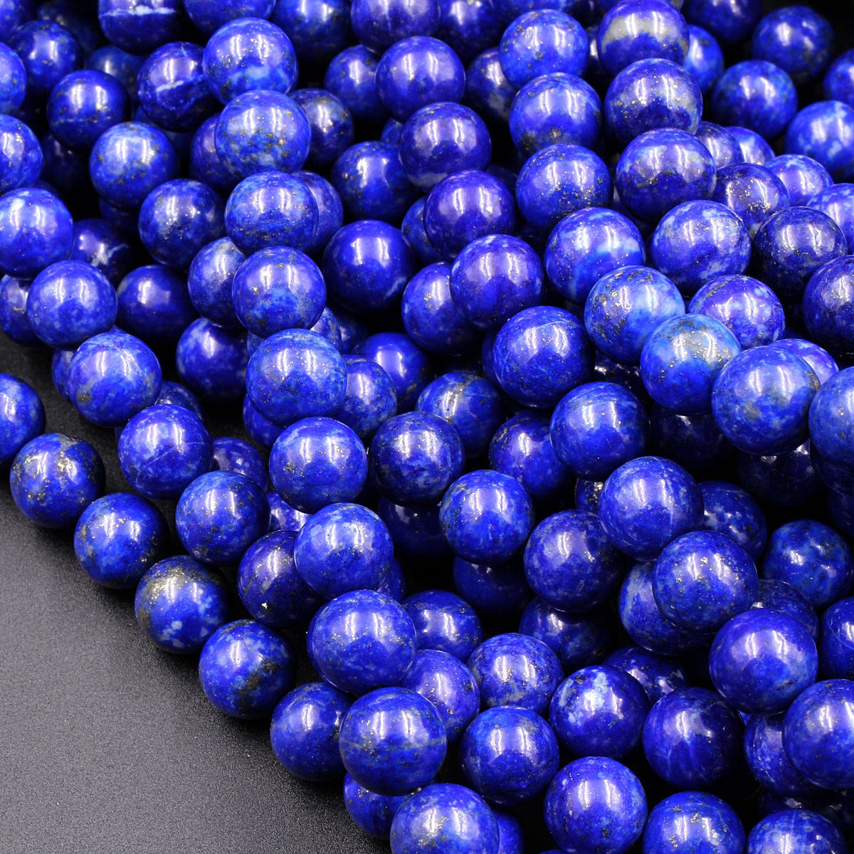 AAA Natural Blue Lapis Lazuli Beads Smooth Rondelle Beads 6mm 8mm 15.5 –  Intrinsic Trading