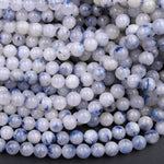 Natural Dumortierite In Quartz Round Beads 4mm 5mm 6mm 8mm 10mm 15.5" Strand