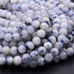 Natural Dumortierite In Quartz Round Beads 4mm 5mm 6mm 8mm 10mm 15.5" Strand