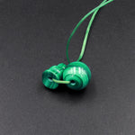 Natural Malachite Guru Beads 3 Holes T-Beads Set For Mala Making 8mm 10mm