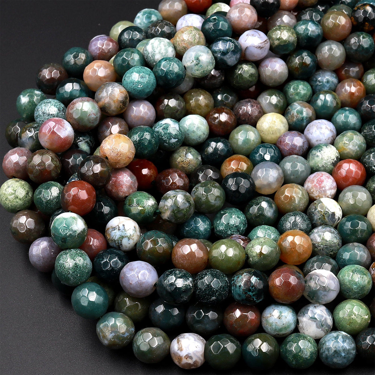 Natural Green Moss Agate 4mm 6mm Heishi Beads 15.5 Strand – Intrinsic  Trading