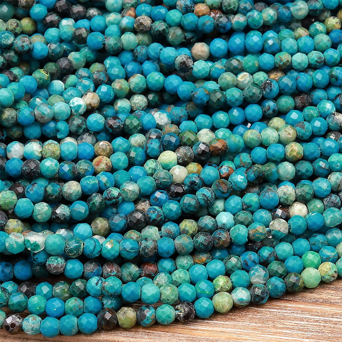 Natural Faceted Blue Turquoise Magnesite Beads, Dyed, Rondelle, about  6x8mm, 45 Beads, Length 15
