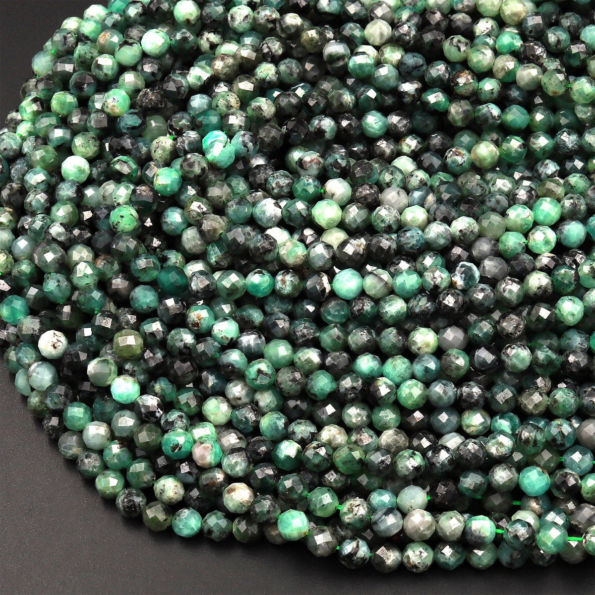 Natural Emerald Faceted Box Gemstone Beads, 4 Mm Emerald Cube Strand,  Emerald Loose Beads, 12.5 Inches DIY Bracelet Making Beads 