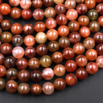 Natural Red Phantom Quartz 6mm 8mm 10mm Round Beads Multi Color Quartz Crystal Gemstone 15.5" Strand
