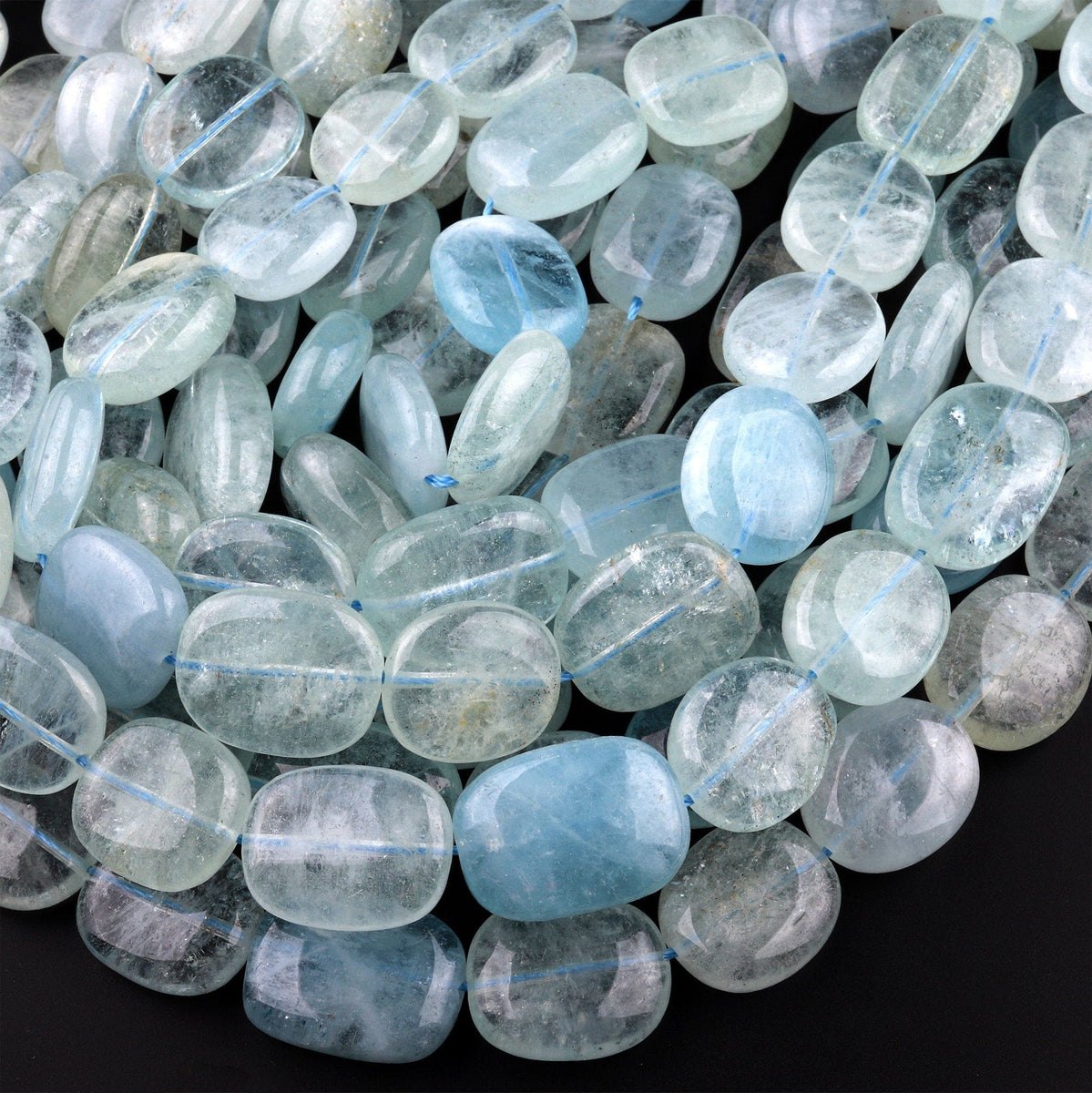 20mm Heart Shape Natural Blue Lace Agate Gemstones for Pendant High Qu