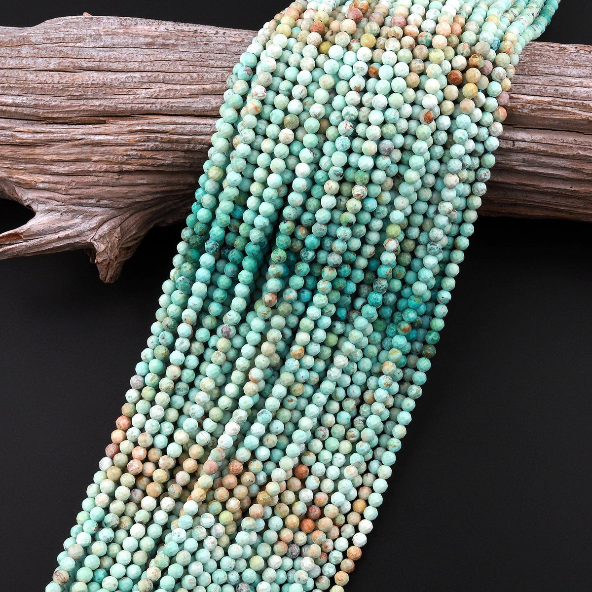 Natural African Turquoise Heishi Beads 4mm 6mm 15.5 Strand