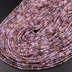 Rare Natural Auralite 23 Cacoxenite Gemstone 3mm Round Beads Powerful Healing Gemstone World’s Oldest Crystal 15.5" Strand