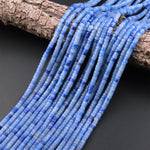 Natural Blue Aventurine 4mm Heishi Rondelle Beads Aka Blue Quartz 15.5" Strand