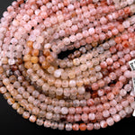 Natural Golden Red Lepidocrocite Quartz Faceted 8mm 10mm Cube Beads 15.5" Strand