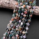 Carved Fetish Bear Natural Bloodstone 10mm x 8mm Beads 15.5" Strand