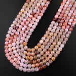 Natural Golden Red Lepidocrocite Quartz Faceted 8mm 10mm Cube Beads 15.5" Strand