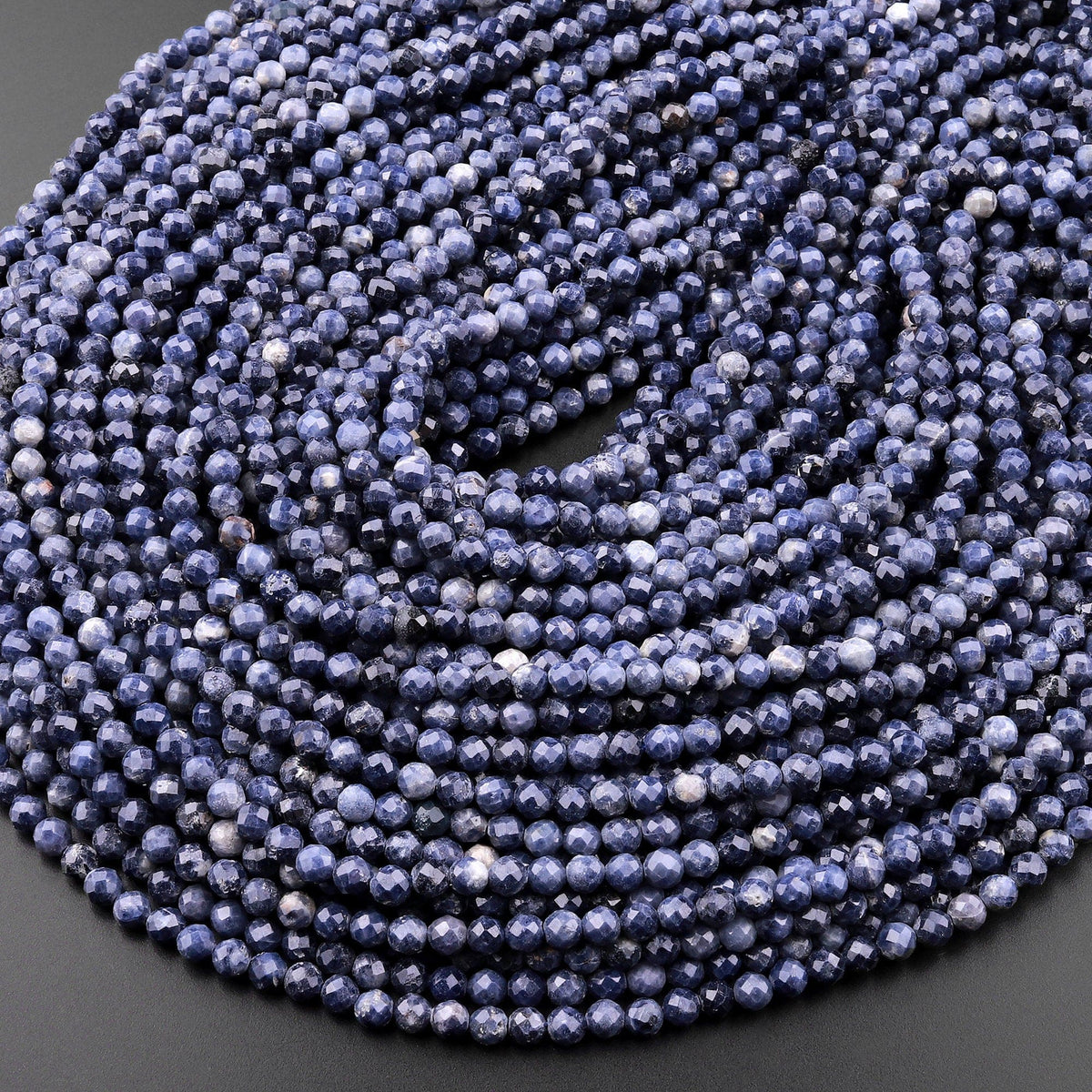 AAA Peruvian ite 4mm Faceted Round Beads Natural Aqua Blue Gemst –  Intrinsic Trading