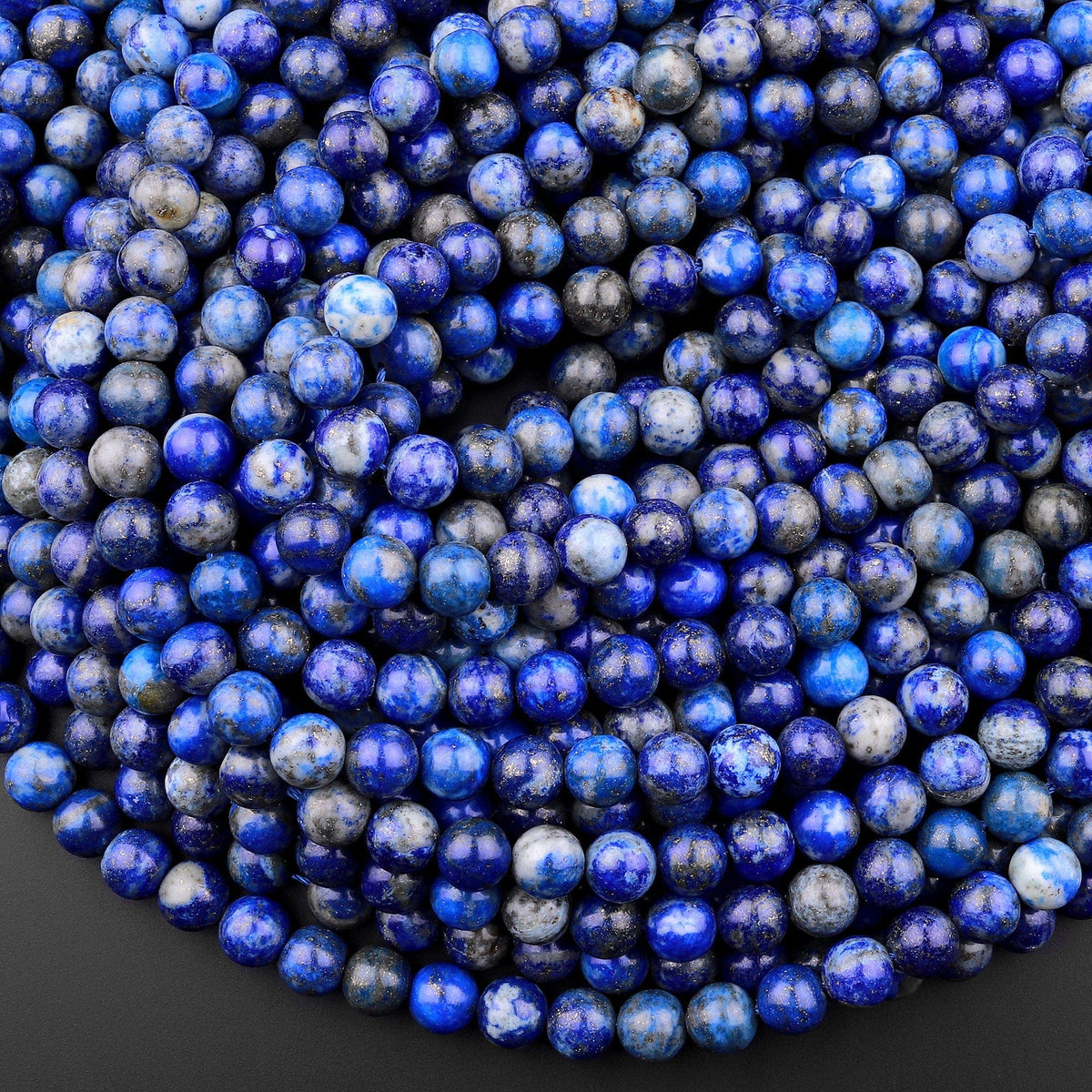 Natural100% Blue Lapis Lazuli Stone Beads Loose Rondelle Small Beads For  Jewelry Making Diy Needlework Bracelet Necklace 2/3/4mm - AliExpress