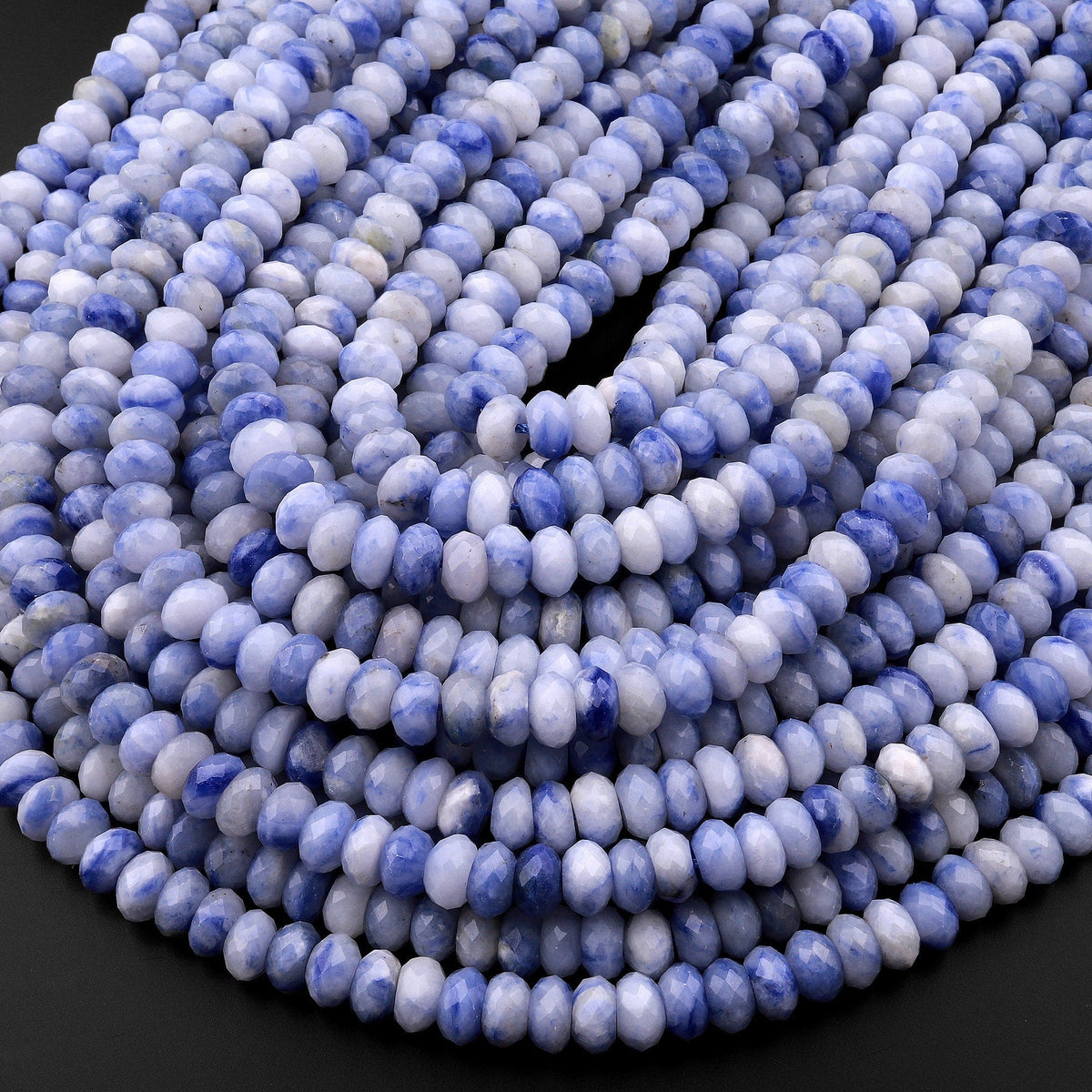 UV Reactive Faceted 4mm Natural Azurite Sodalite in Calcite Cube Beads –  Intrinsic Trading