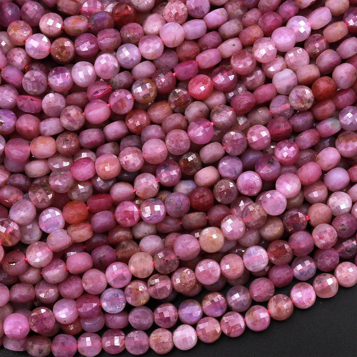 10 Strands 4mm Rondelle Crystal Glass Beads, Micro 48 Faceted Tiny Glass  Beads Diamond Cut Gemstone Strand Loose Beads Sparkly Beads for DIY Jewelry