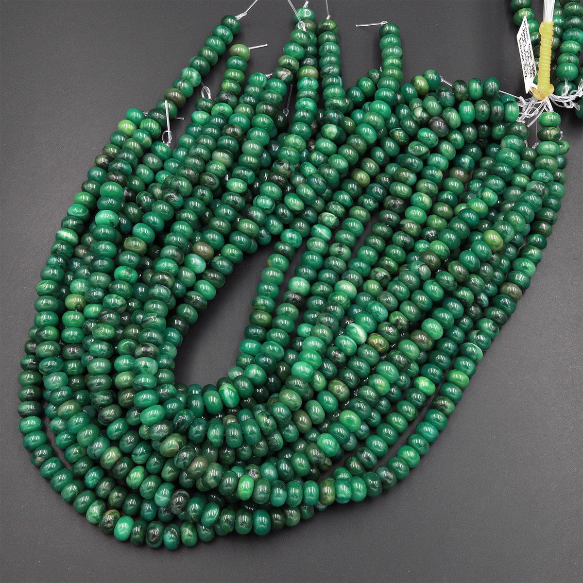 natural green jade beads in bulk