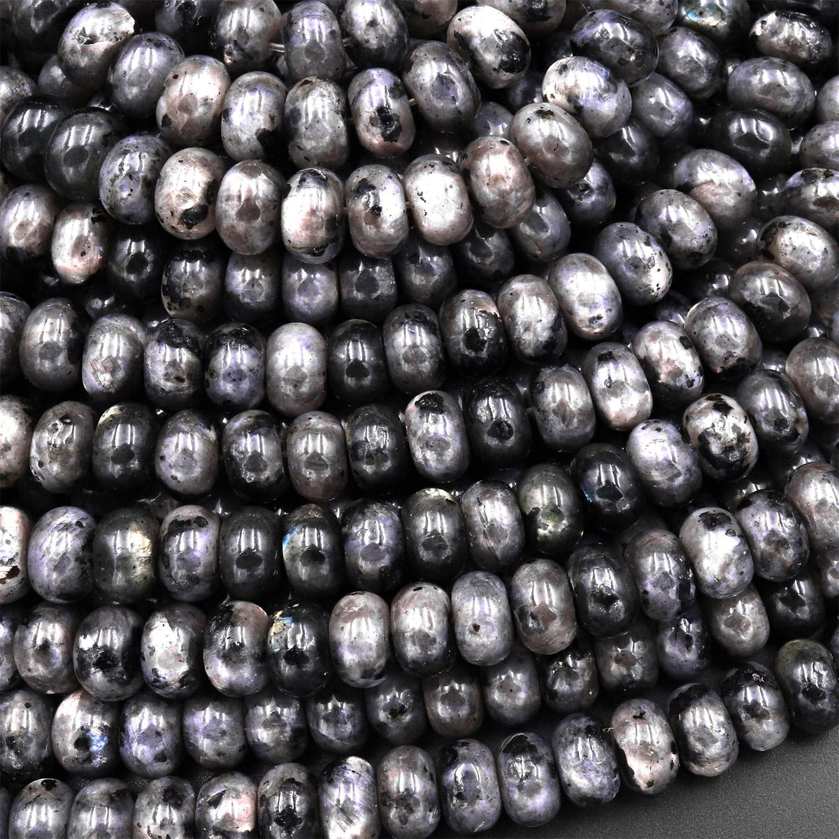Natural Larvikite Beads Gemstone Wholesale Intrinsic Trading