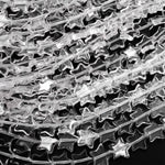 Carved Natural Rock Quartz Star Beads 10mm Gemstone Choose from 20pcs, 40pcs