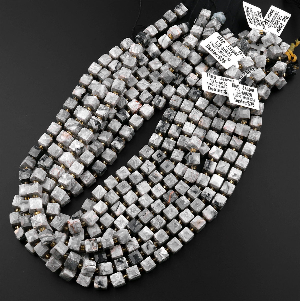 Natural Map Jasper Beads Gemstone Wholesale Intrinsic Trading