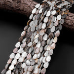 AAA Iridescent Hand Carved Natural Golden Smoky Champaign Brown Mother of Pearl Shell Beads Teardrop Leaf Shape 15.5" Strand