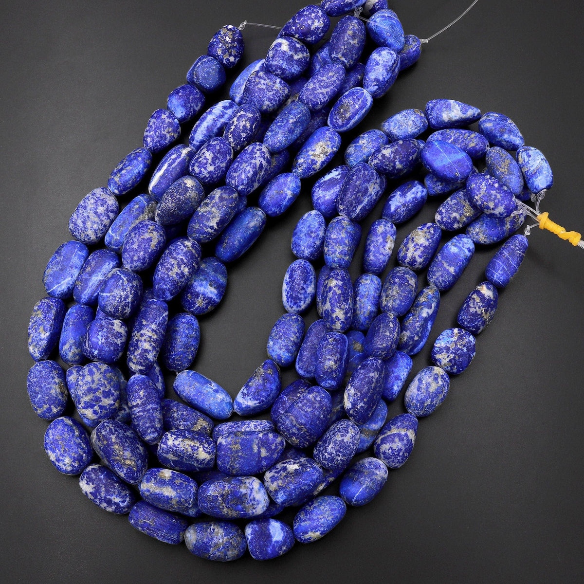 M/ Matte Lapis 8x20mm Oval Rice beads outlet 16