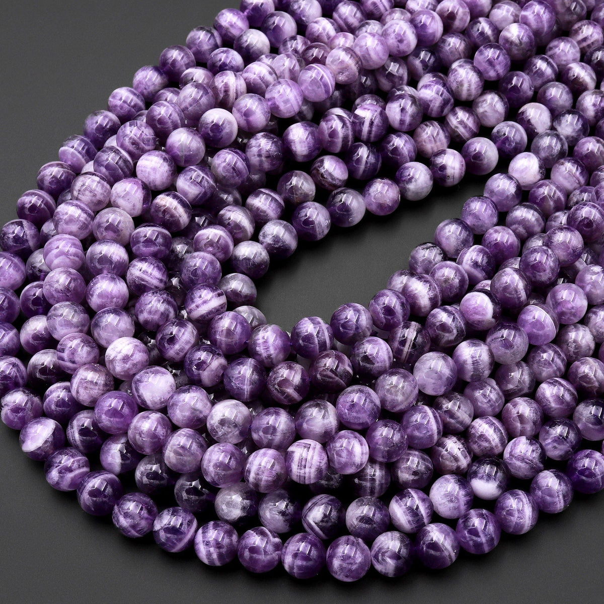3 Dark Purple/Lilac Purple Ombre Glass CHEVRON Bugle Bead Beaded