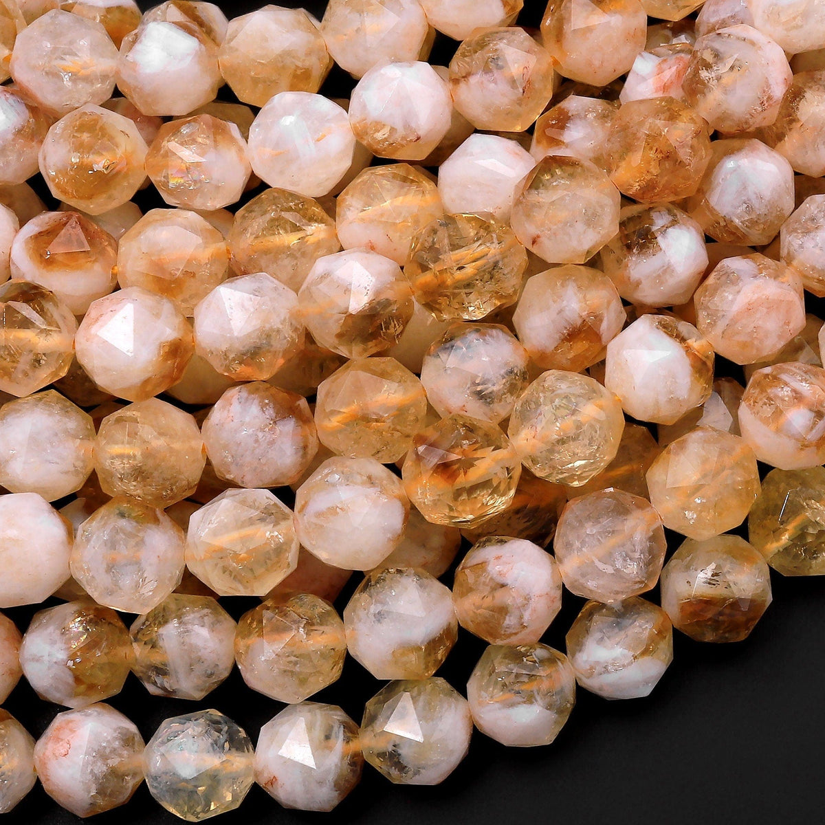 Citrine Faceted Half-Moon Beads 8 inch 15 pieces – The Bead Traders