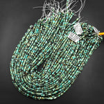 Natural African Turquoise Heishi Beads 4mm Gemstone 15.5" Strand
