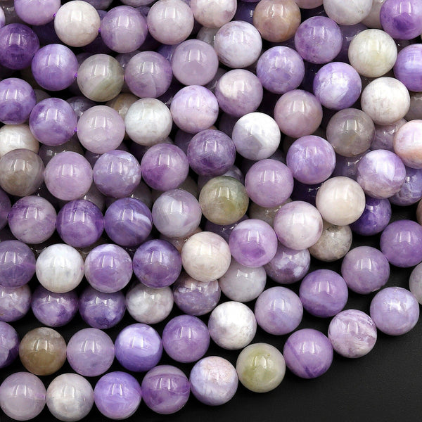 AAA Natural Purple Opal Smooth Round Beads 8mm 15.5" Strand